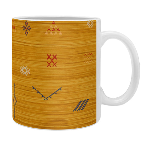 Becky Bailey Cactus Silk In Gold Coffee Mug