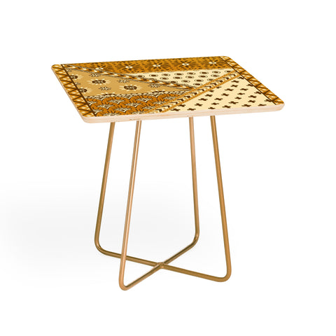 Becky Bailey Carol in Gold Side Table