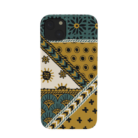 Becky Bailey Carol in Green and Gold Phone Case