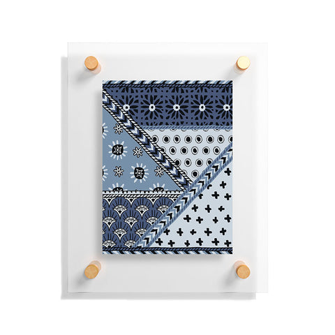 Becky Bailey Carol in Navy Blue Floating Acrylic Print