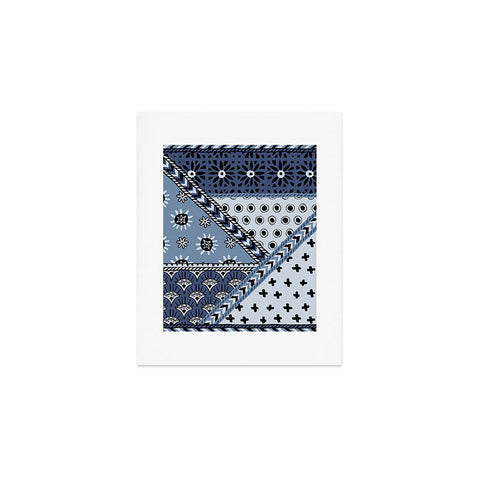 Becky Bailey Carol in Navy Blue Art Print