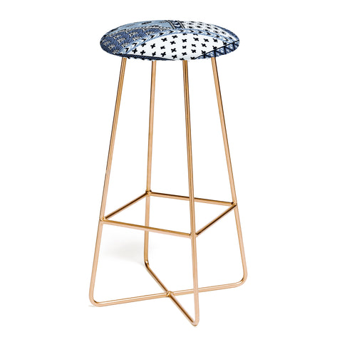 Becky Bailey Carol in Navy Blue Bar Stool