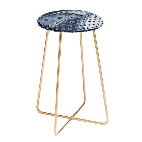Becky Bailey Carol in Navy Blue Counter Stool