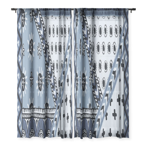 Becky Bailey Carol in Navy Blue Sheer Non Repeat