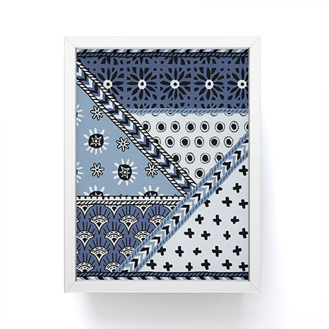 Becky Bailey Carol in Navy Blue Framed Mini Art Print