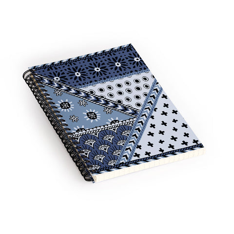Becky Bailey Carol in Navy Blue Spiral Notebook