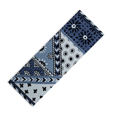 Becky Bailey Carol in Navy Blue Yoga Mat