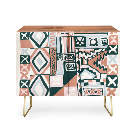 Becky Bailey Cosmo in Pink Multi Credenza
