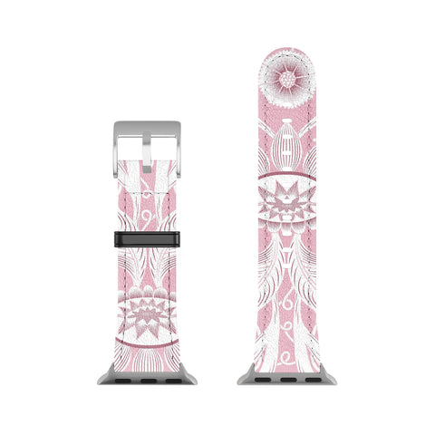 Becky Bailey Floral Damask in Pink Apple Watch Band