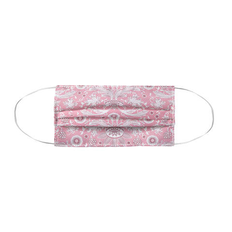Becky Bailey Floral Damask in Pink Face Mask