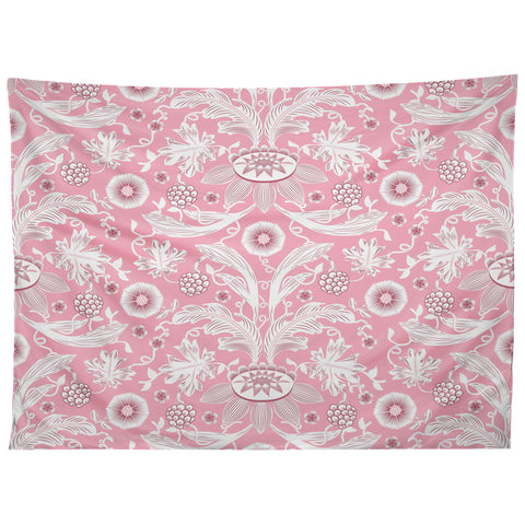 Becky Bailey Floral Damask in Pink Tapestry