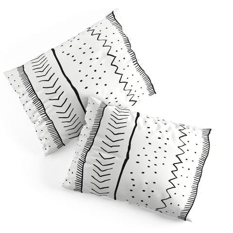 Becky Bailey Moroccan Stripe in Cream Pillow Shams