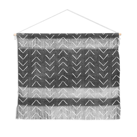Becky Bailey Mud Cloth Big Arrows Charcoal Wall Hanging Landscape
