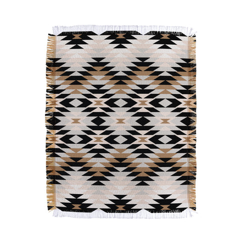 Becky Bailey New Mexico in Tan Throw Blanket
