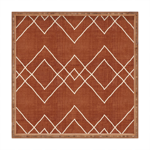 Becky Bailey Nudo in Rust Square Tray