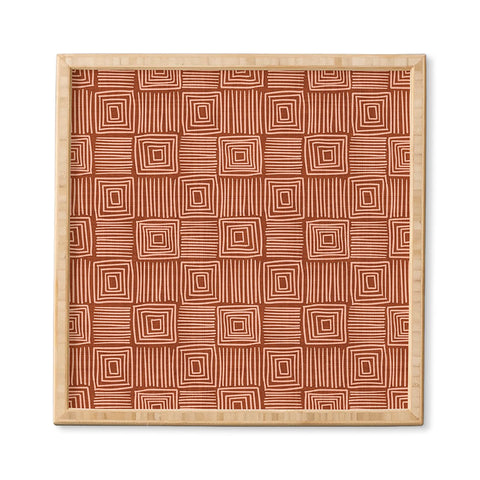 Becky Bailey Oasis in Rust Framed Wall Art