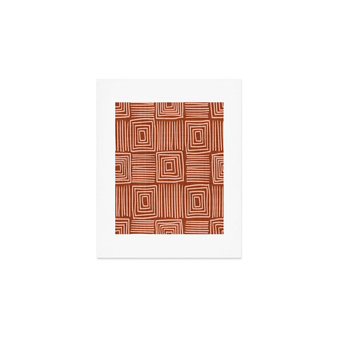 Becky Bailey Oasis in Rust Art Print