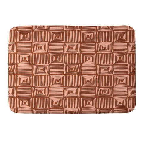 Becky Bailey Oasis in Rust Memory Foam Bath Mat