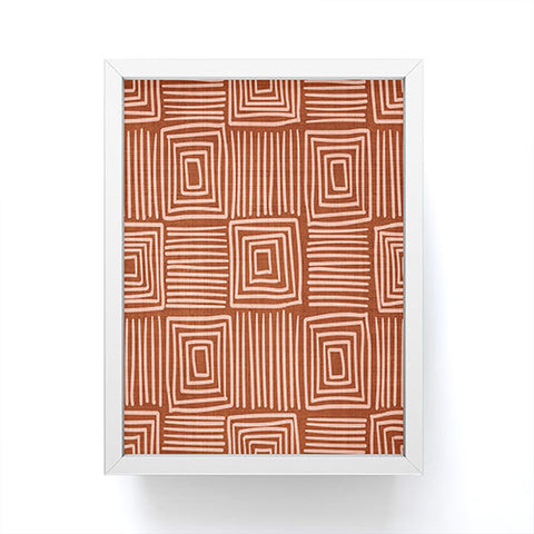 Becky Bailey Oasis in Rust Framed Mini Art Print