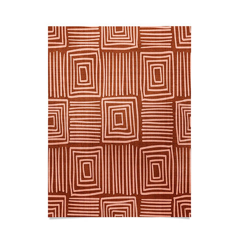 Becky Bailey Oasis in Rust Poster