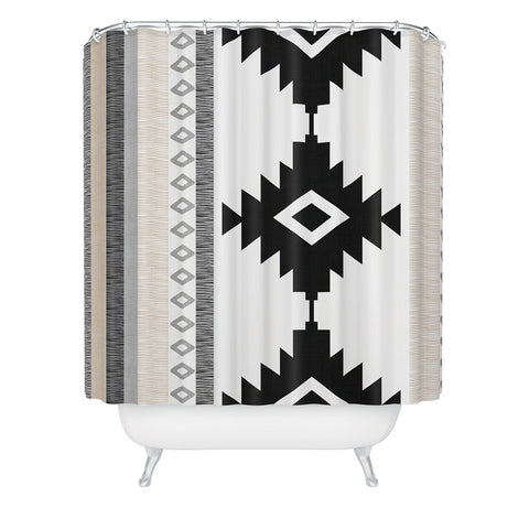Becky Bailey Pueblo in Tan Shower Curtain