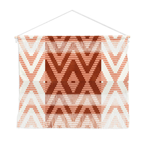 Becky Bailey Rattan in Rust Wall Hanging Landscape