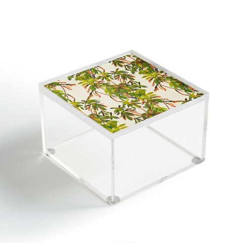 Becky Bailey Rhododendron Plant Pattern Acrylic Box