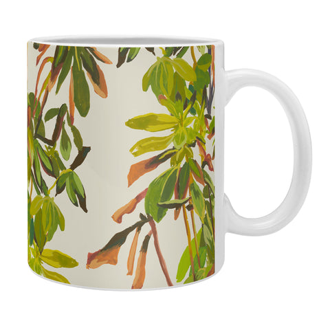 Becky Bailey Rhododendron Plant Pattern Coffee Mug