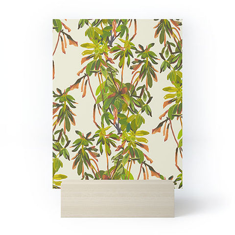 Becky Bailey Rhododendron Plant Pattern Mini Art Print