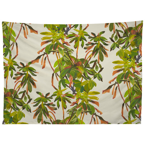 Becky Bailey Rhododendron Plant Pattern Tapestry
