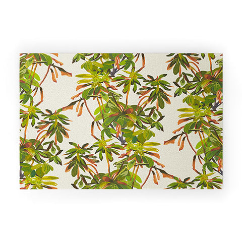 Becky Bailey Rhododendron Plant Pattern Welcome Mat