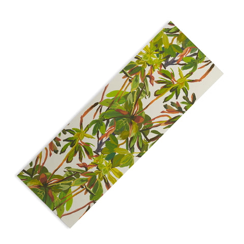 Becky Bailey Rhododendron Plant Pattern Yoga Mat