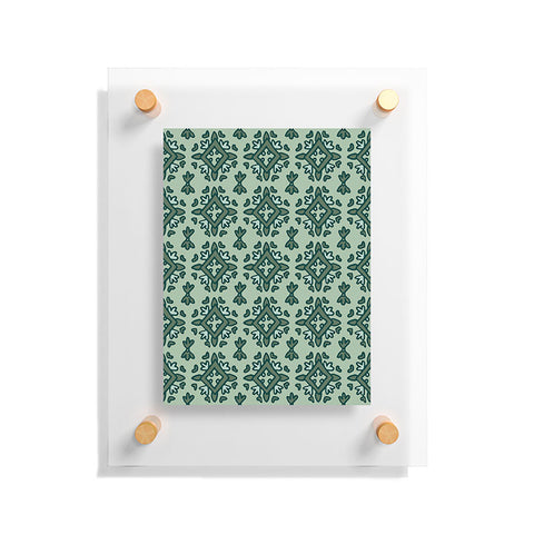 Becky Bailey Rous in Green Floating Acrylic Print