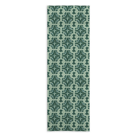 Becky Bailey Rous in Green Yoga Towel