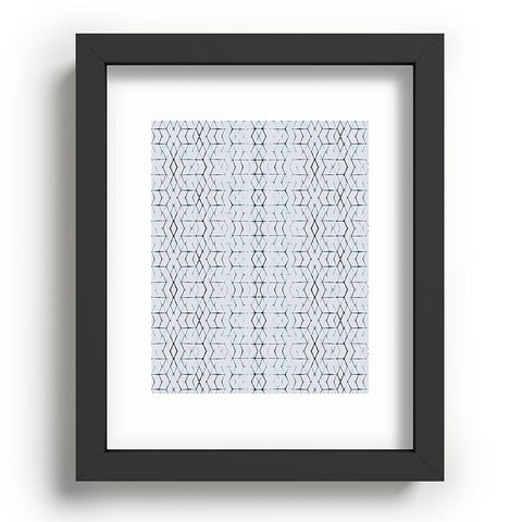 Becky Bailey Shibori Diamonds Recessed Framing Rectangle