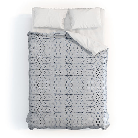 Becky Bailey Shibori Diamonds Duvet Cover