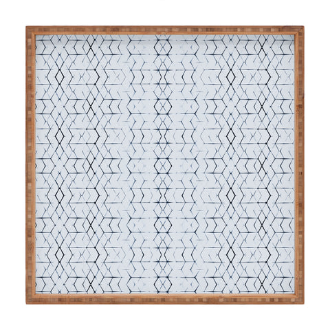 Becky Bailey Shibori Diamonds Square Tray
