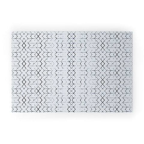 Becky Bailey Shibori Diamonds Welcome Mat