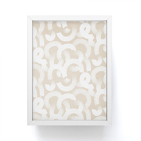 Becky Bailey Tor in Tan Framed Mini Art Print