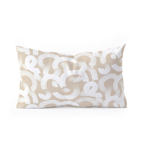Becky Bailey Tor in Tan Oblong Throw Pillow