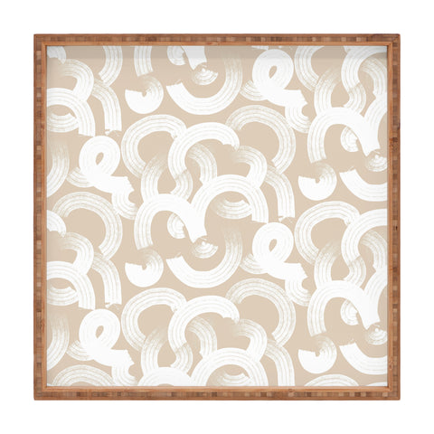 Becky Bailey Tor in Tan Square Tray