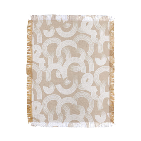 Becky Bailey Tor in Tan Throw Blanket