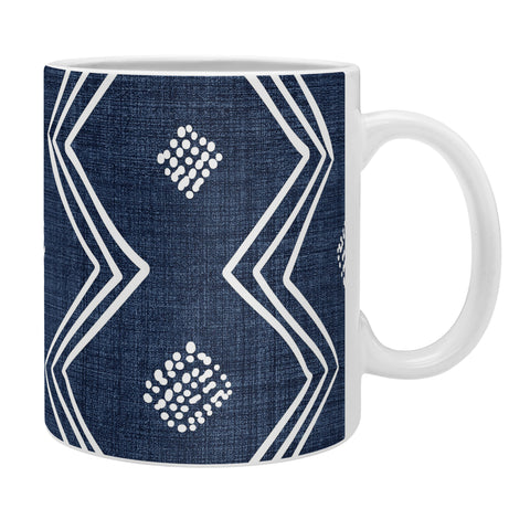 Becky Bailey Village in Navy Blue Coffee Mug