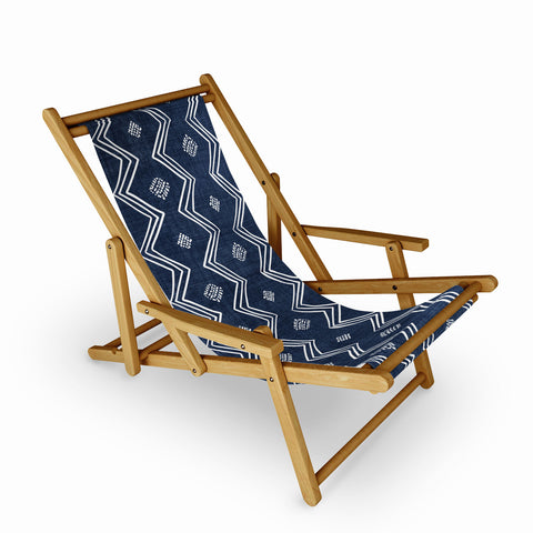Becky Bailey Village in Navy Blue Sling Chair