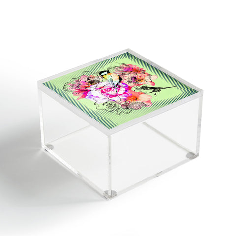 Bel Lefosse Design Birds And Flowers Acrylic Box