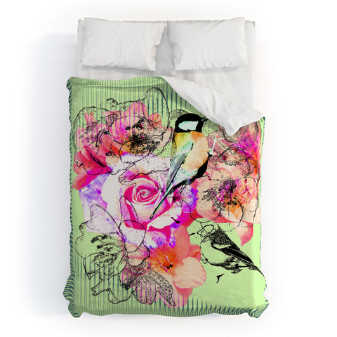 Bel Lefosse Design Birds And Flowers Duvet Cover
