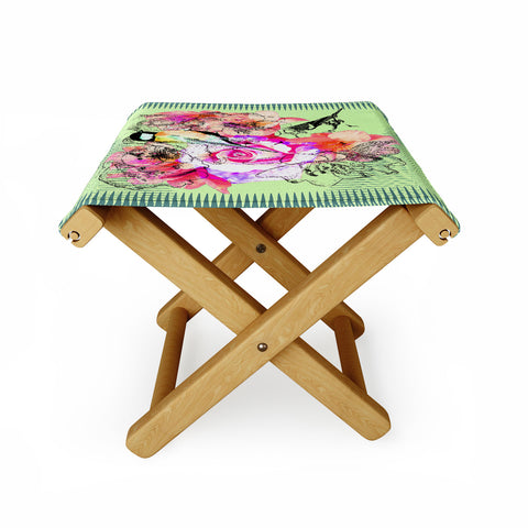 Bel Lefosse Design Birds And Flowers Folding Stool