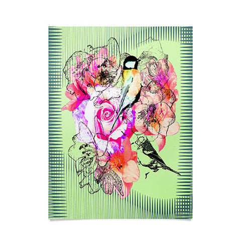 Bel Lefosse Design Birds And Flowers Poster
