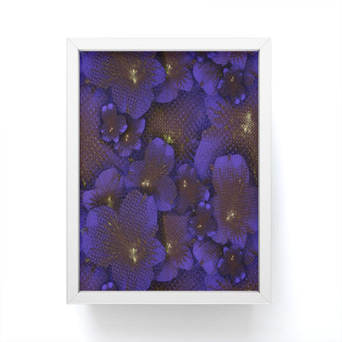 Bel Lefosse Design Electric Blue Orchid Framed Mini Art Print