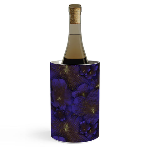 Bel Lefosse Design Electric Blue Orchid Wine Chiller